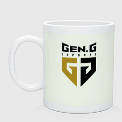 Кружка керамическая Gen G Esports лого, цвет: фосфор