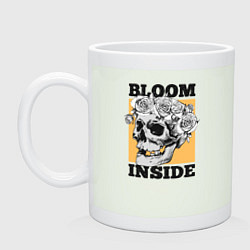 Кружка керамическая Bloom inside, цвет: фосфор