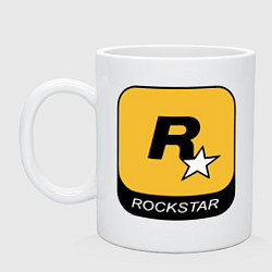 Кружка керамическая Rockstar, цвет: белый