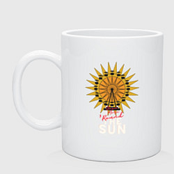 Кружка керамическая Once more round the Sun, цвет: белый