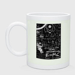 Кружка керамическая Космос формулы, цвет: фосфор