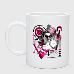 Кружка керамическая Expression Four, цвет: белый