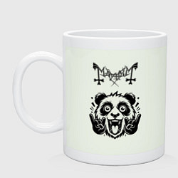 Кружка керамическая Mayhem - rock panda, цвет: фосфор