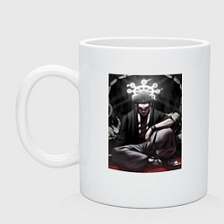 Кружка керамическая Магическая битва Сукуна Рёмэн арт Король Проклятий, цвет: белый