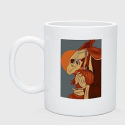 Кружка керамическая Невеста чародея Элиас Эйнсворт Могущественный чаро, цвет: белый