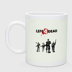 Кружка керамическая Выжившие Left 4 Dead, цвет: фосфор