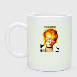 Кружка керамическая Song Mingi Ateez, цвет: фосфор