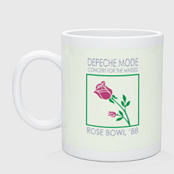 Кружка керамическая Depeche Mode - Rose Bowl 88, цвет: фосфор