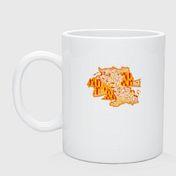 Кружка керамическая Тюмень, цвет: белый