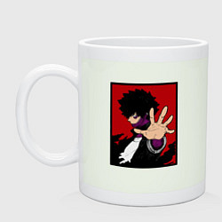 Кружка керамическая Моя геройская академия Dabi, цвет: фосфор