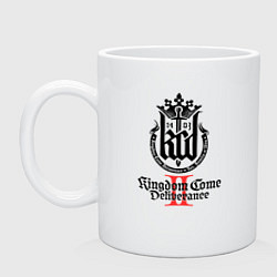 Кружка керамическая Kingdom Come Deliverance 2, цвет: белый