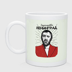 Кружка керамическая Ленинград - Шнур, цвет: фосфор