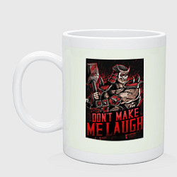 Кружка керамическая Шао Кан - не смеши меня - Mortal Kombat, цвет: фосфор