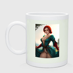 Кружка керамическая Трисс Меригольд Ведьмак 3, цвет: фосфор