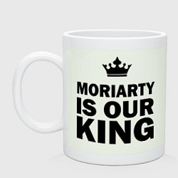 Кружка керамическая Moriarty is our king, цвет: фосфор