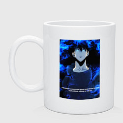 Кружка керамическая Sung Jinwoo, цвет: белый