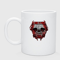 Кружка керамическая Nothing Else Matters Metallica, цвет: белый