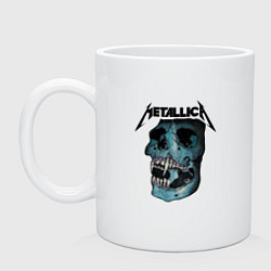 Кружка керамическая Metallica St Anger, цвет: белый