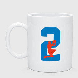 Кружка керамическая Oklahoma 2, цвет: белый