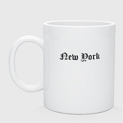Кружка керамическая New York - USA metropolis, цвет: белый