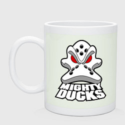 Кружка керамическая HC Anaheim Ducks, цвет: фосфор