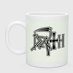 Кружка керамическая Death (смерть), цвет: фосфор