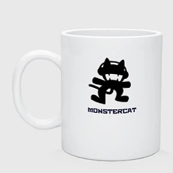 Кружка керамическая Monstercat, цвет: белый