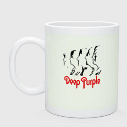 Кружка керамическая Deep Purple: Faces, цвет: фосфор