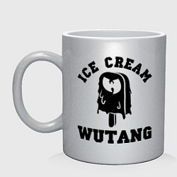 Кружка керамическая Wu-Tang: Ice cream, цвет: серебряный