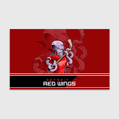 Бумага для упаковки Detroit Red Wings / 3D-принт – фото 1