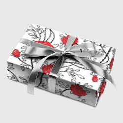 Бумага для упаковки Плетение из розочек, цвет: 3D-принт — фото 2