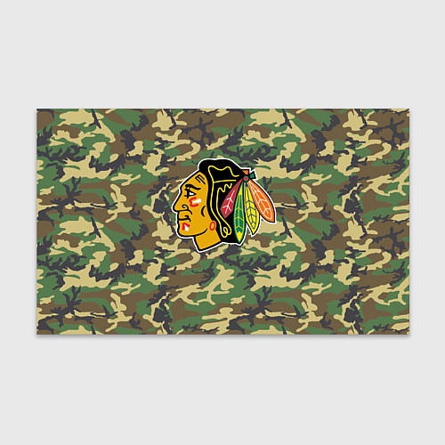 Бумага для упаковки Blackhawks Camouflage / 3D-принт – фото 1