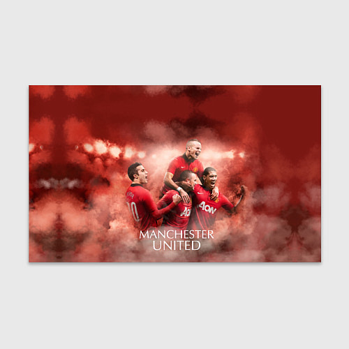Бумага для упаковки Manchester United / 3D-принт – фото 1