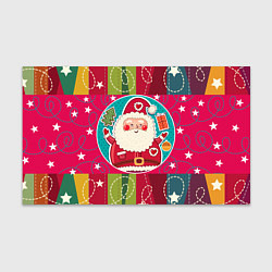 Бумага для упаковки Дед мороз, цвет: 3D-принт