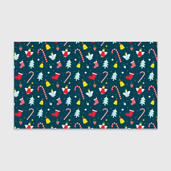 Бумага для упаковки Новогодний узор, цвет: 3D-принт