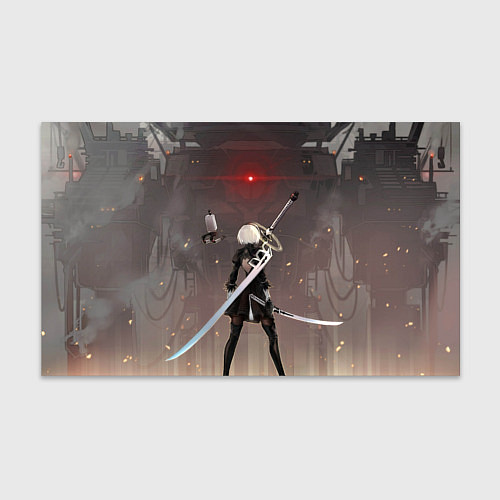 Бумага для упаковки Мечница 2B: Nier / 3D-принт – фото 1