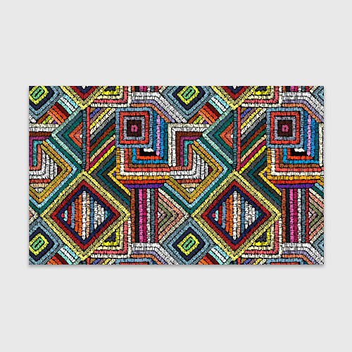 Бумага для упаковки Этнический орнамент вышивка / 3D-принт – фото 1