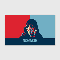 Бумага для упаковки Anonymous поп арт мем, цвет: 3D-принт