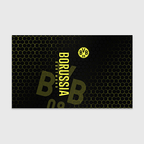 Бумага для упаковки Боруссия Дортмунд honeycomb / 3D-принт – фото 1