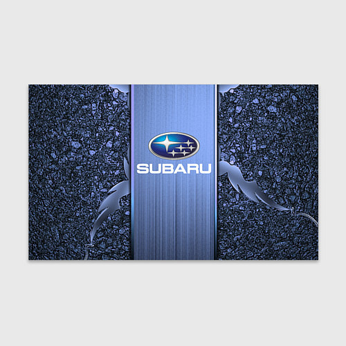 Бумага для упаковки SUBARU / 3D-принт – фото 1