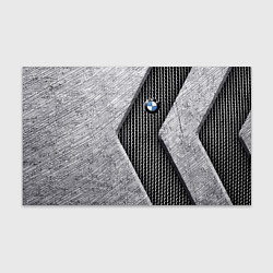 Бумага для упаковки BMW - emblem - metal - texture, цвет: 3D-принт