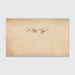 Бумага для упаковки Сотворение Адама - гранж, цвет: 3D-принт