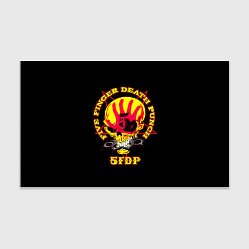 Бумага для упаковки Five Finger Death Punch FFDP / 3D-принт – фото 1