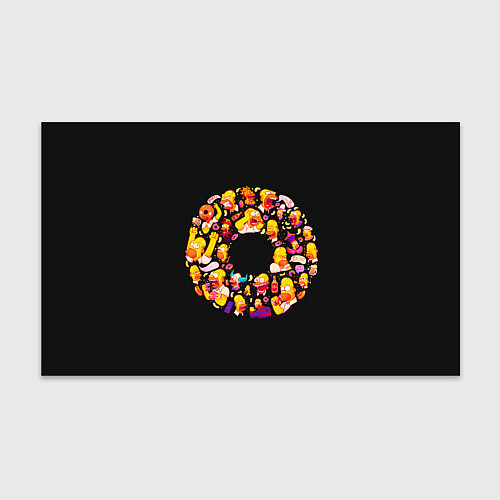 Бумага для упаковки Пончик Гомер / 3D-принт – фото 1