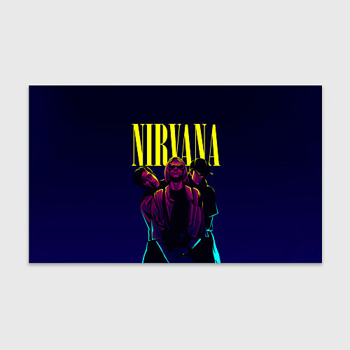 Бумага для упаковки Nirvana Neon / 3D-принт – фото 1