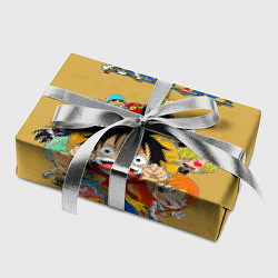 Бумага для упаковки Персонажи One Piece Большой куш, цвет: 3D-принт — фото 2