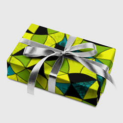 Бумага для упаковки Гранжевый яркий зеленый, цвет: 3D-принт — фото 2