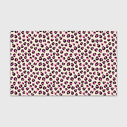 Бумага для упаковки Леопардовый принт розовый, цвет: 3D-принт