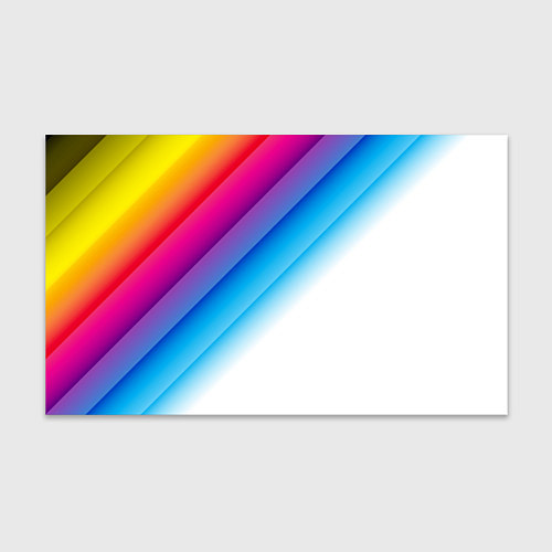 Бумага для упаковки РАДУЖНЫЕ ПОЛОСЫ RAINBOW Z / 3D-принт – фото 1