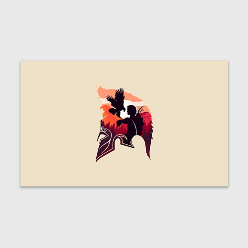 Бумага для упаковки Кассандра с ястребом / 3D-принт – фото 1